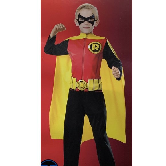 Boys DC Comics Batman ROBIN Costume Size Small Med Large teen titans NWT - Picture 1 of 1